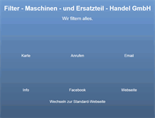 Tablet Screenshot of fme-filter.de